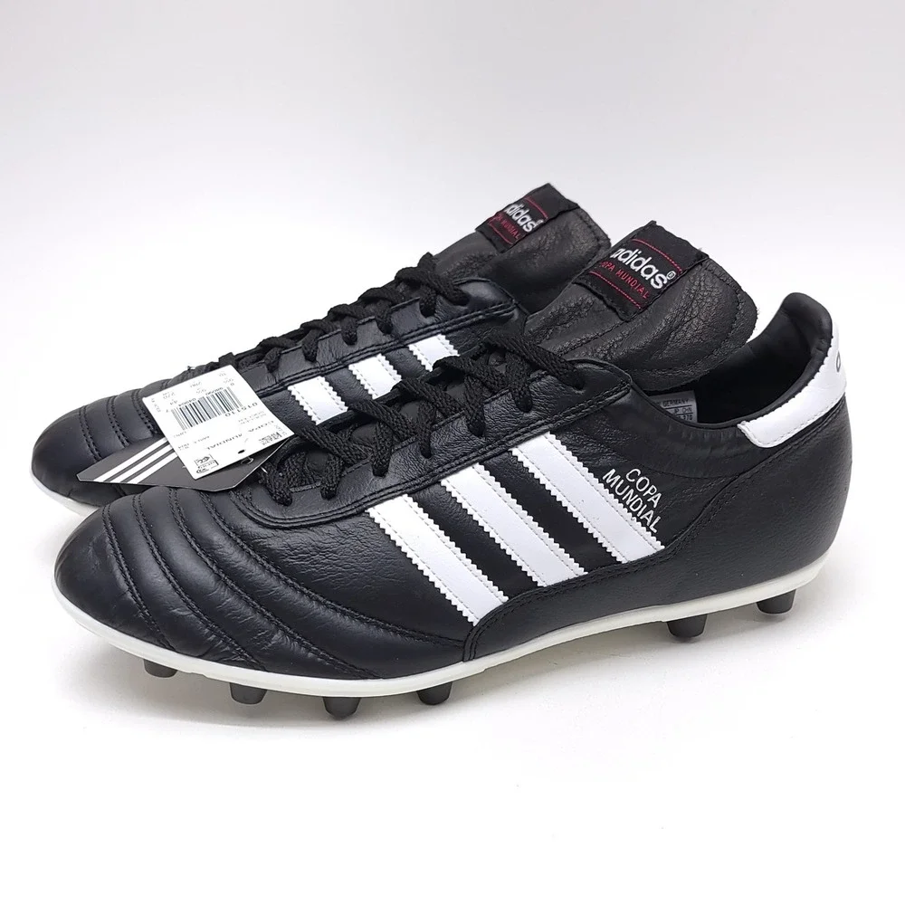 Adidas Copa Mundial Soccer Cleats Mens 10 Black White K-Leather‎ Made in Germany